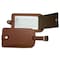 Dacasso Rustic Brown Leather Luggage Tag AG-3298 - alternate 1